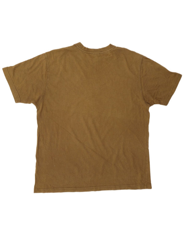 TIMBERLAND Herre T-Shirt Top Stor Khaki Bomuld
