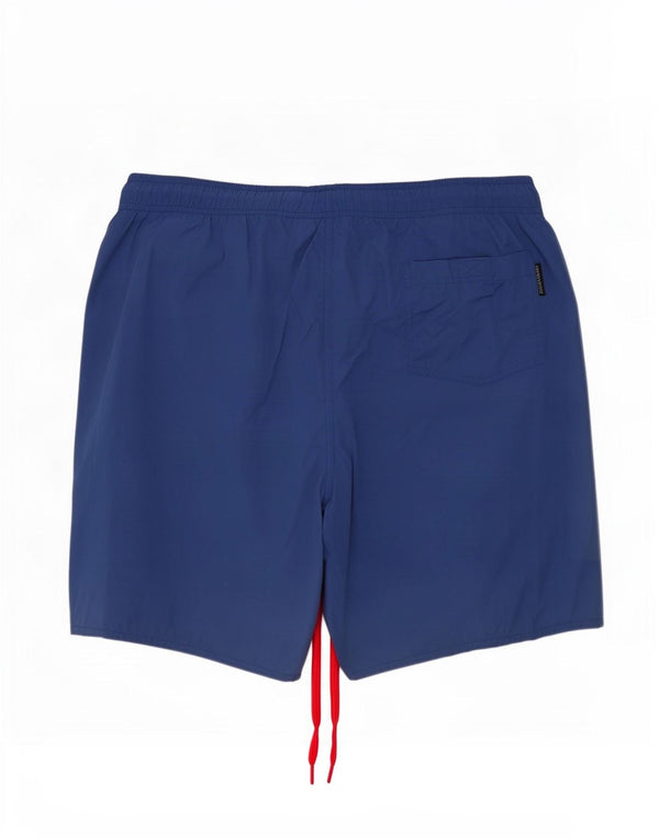 Napapijri Herre grafiske svømmeshorts XL blå polyester