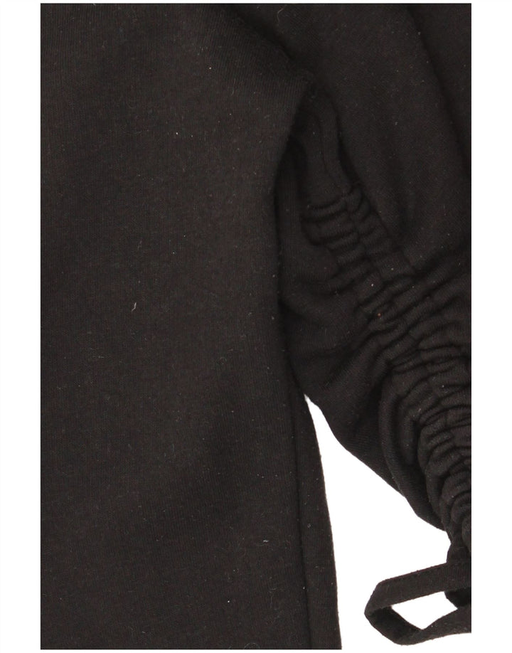 Zara Sweatshirt Jumper UK 10 Small Black Polyester
