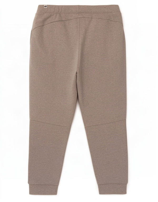Puma Womens Crop træningsdragt Bukser Joggers UK 16 Large Grey Colourblock