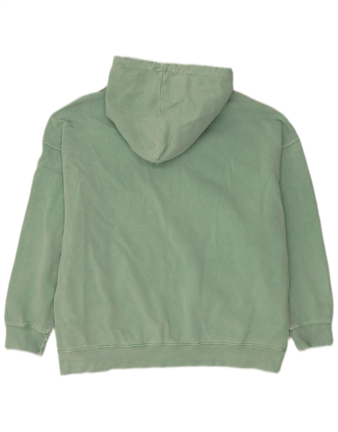 Pull & Bear Dame Oversized hættetrøje med lynlås UK 14 Medium Green