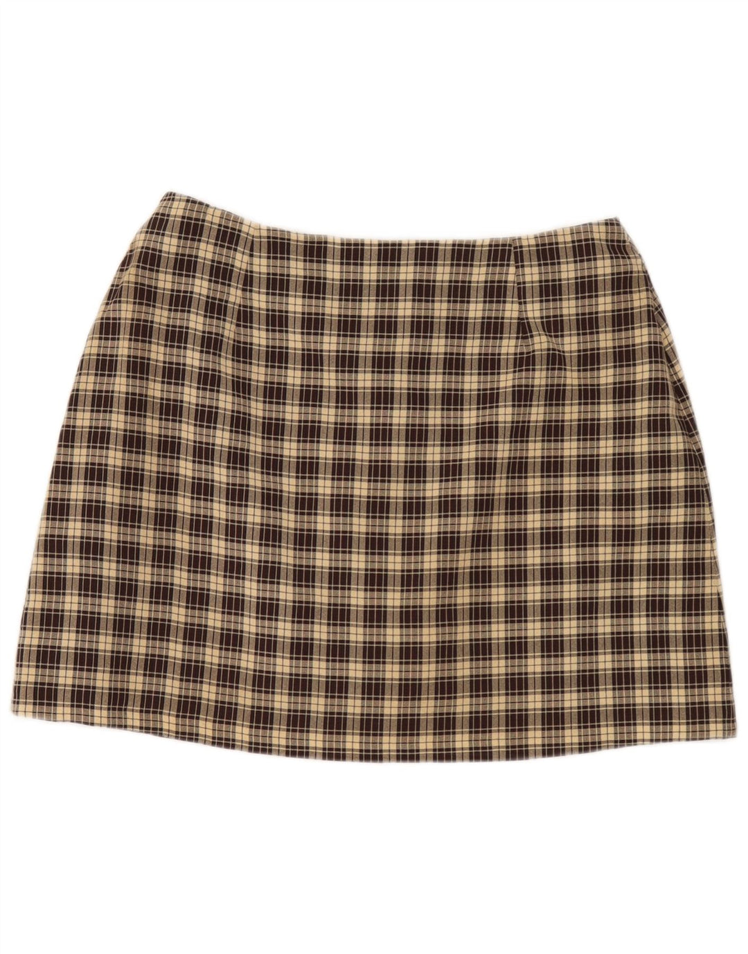 Dorothy Perkins Dame Mini-nederdel UK 16 Large W32 brun ternet polyester