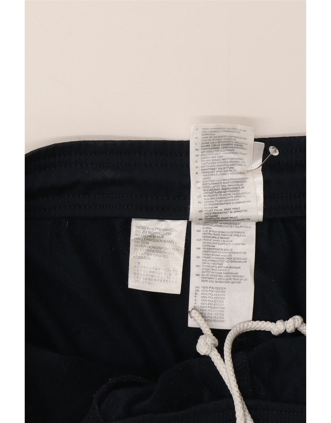 Adidas Træningsdragt bukser til mænd store marineblå polyester