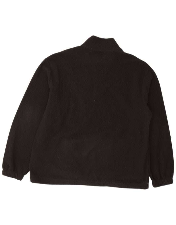 Champion herre lynlås-hals fleece jumper stor sort polyester