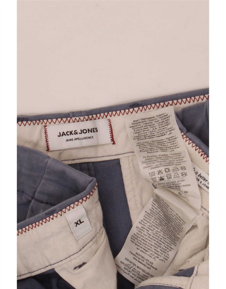 Jack & Jones Herre Regular Chino Shorts XL W38 Blå Bomuld
