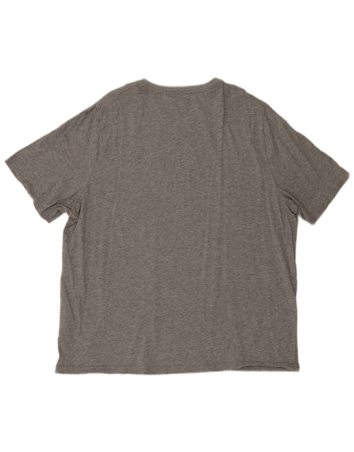 Puma Herre Grafisk T-Shirt Top 2XL Grå Bomuld