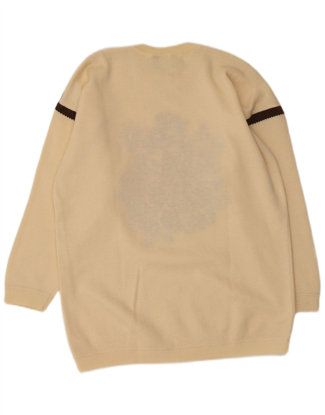 PANCALDI & B Dame sweater med rund hals DK 16 Stor Off White Floral