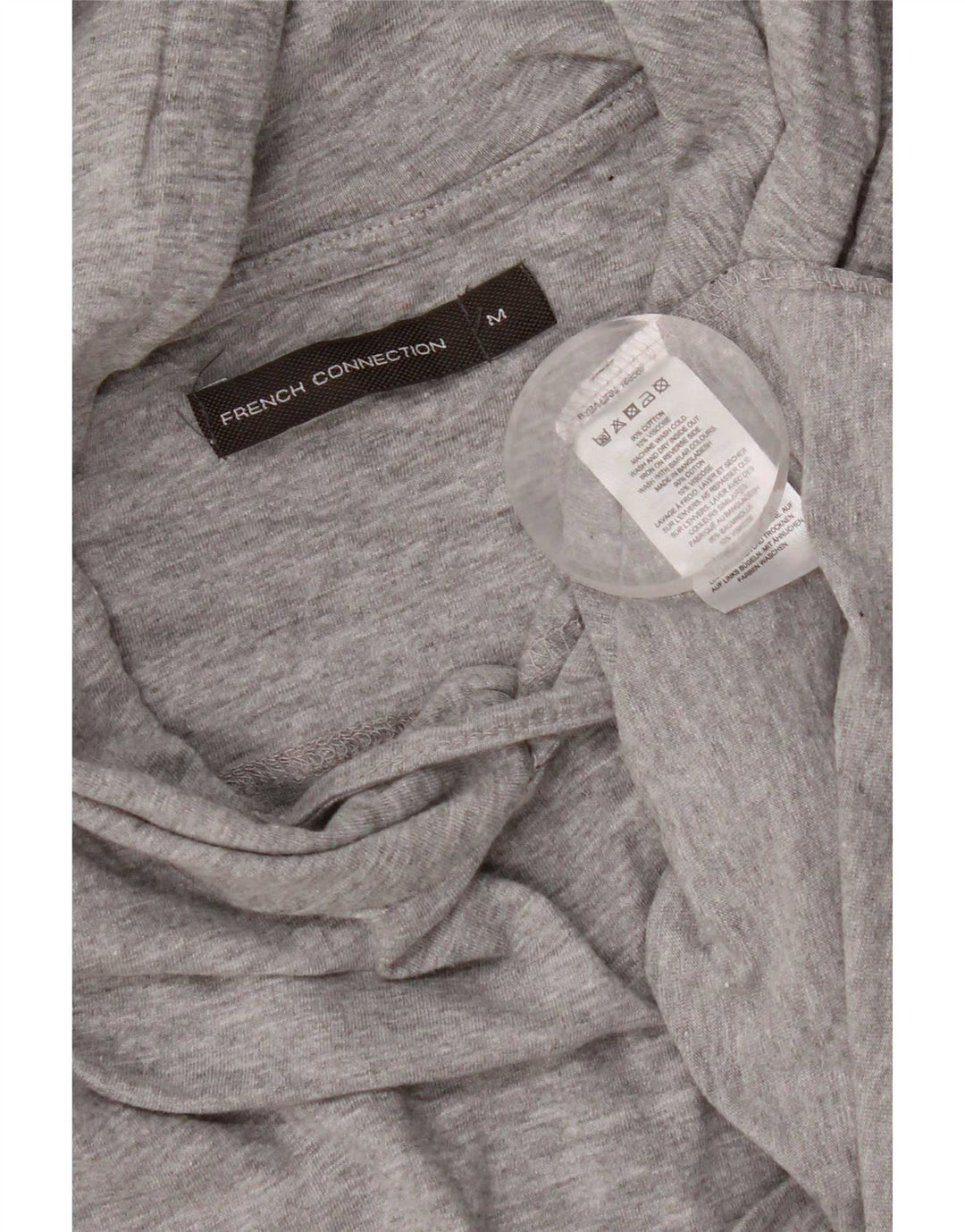 French Connection Herre Regular Fit Sweatshirt Jumper Medium Grå Bomuld