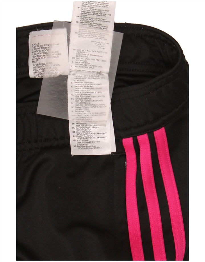 Adidas Boys Aeroready Tracksuit Bukser 9-10 år Sort polyester