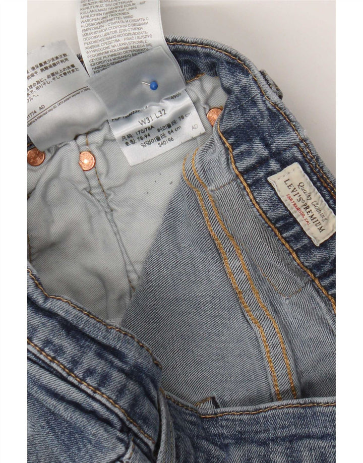 Levi's skinny jeans til kvinder W31 L32 blå bomuld