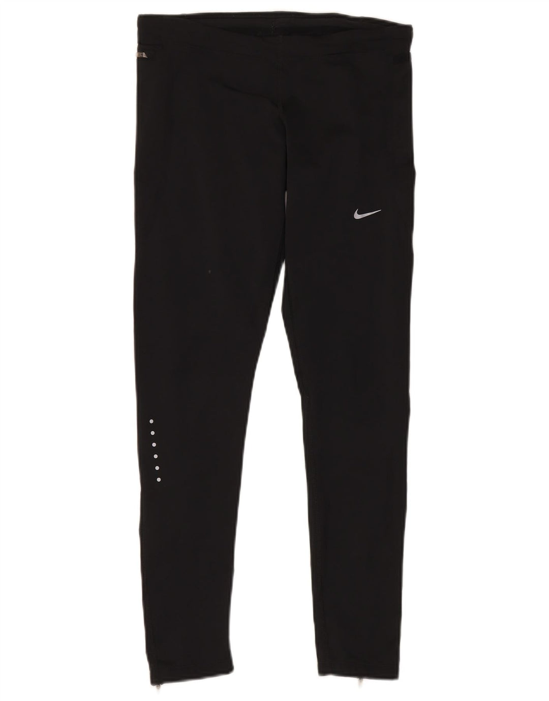 Nike Dame Leggings UK 14 Medium Sort Polyester Sports