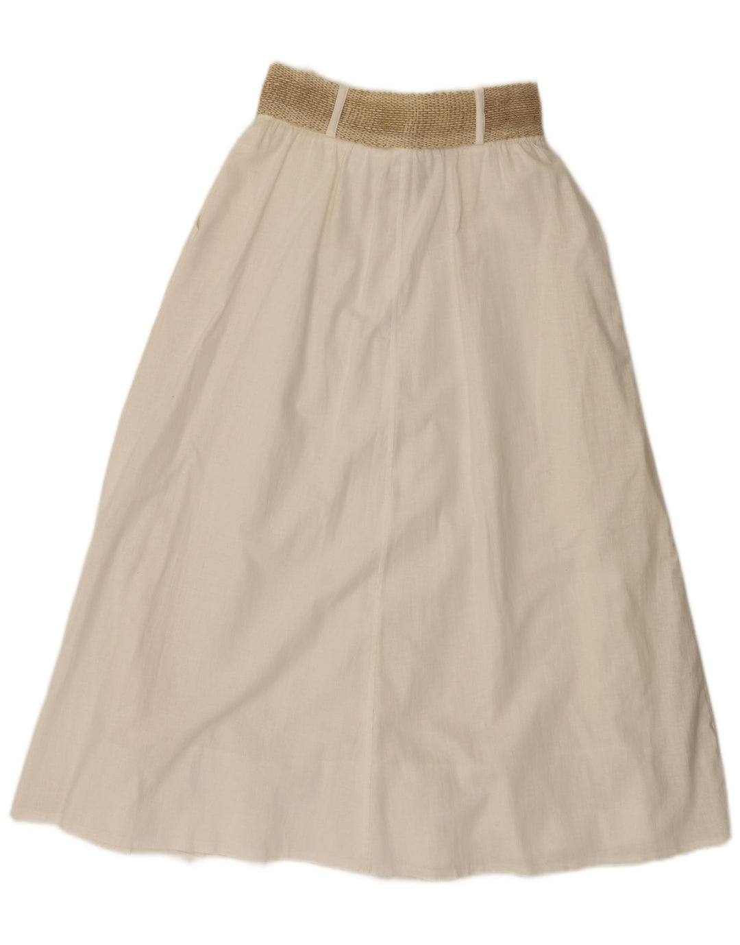 Gerry Weber Womens Flared Skirt EU 36 Small W26 White Bomuld
