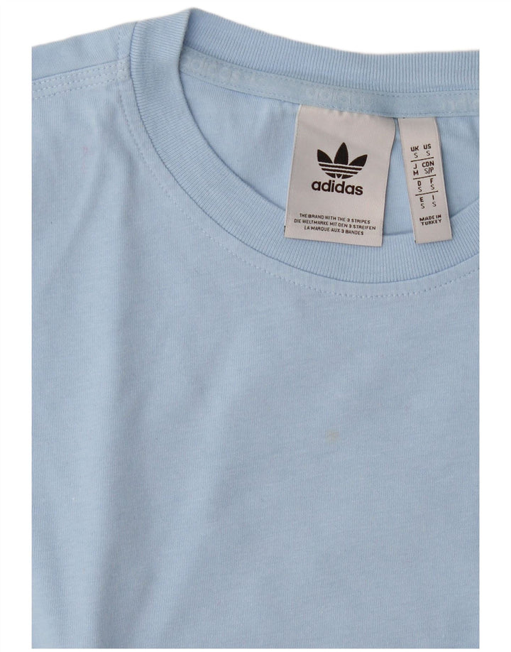 Adidas Grafisk T-shirt top til mænd, lille blå