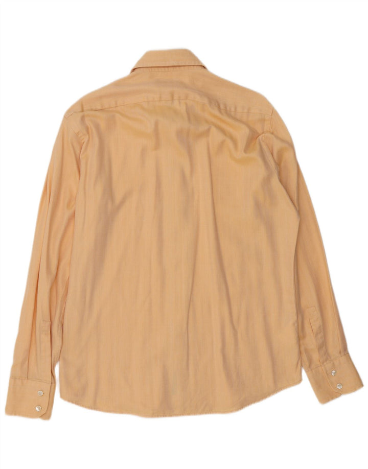 HUGO BOSS Herreskjorte Str. 41 16 Stor Beige Sildebensbomuld