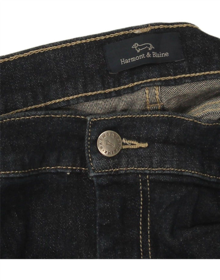 Harmont & Blaine Herre tilspidsede jeans W44 L27 Marineblå