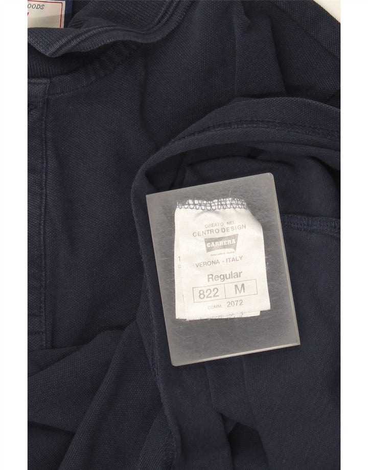 Carrera Langærmet Regular Polo Shirt Medium Marineblå Bomuld