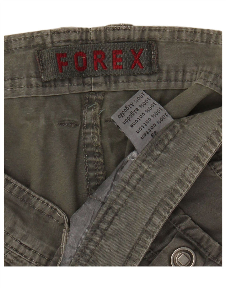 FOREX Herre Cargo Shorts W38 XL Khaki Bomuld