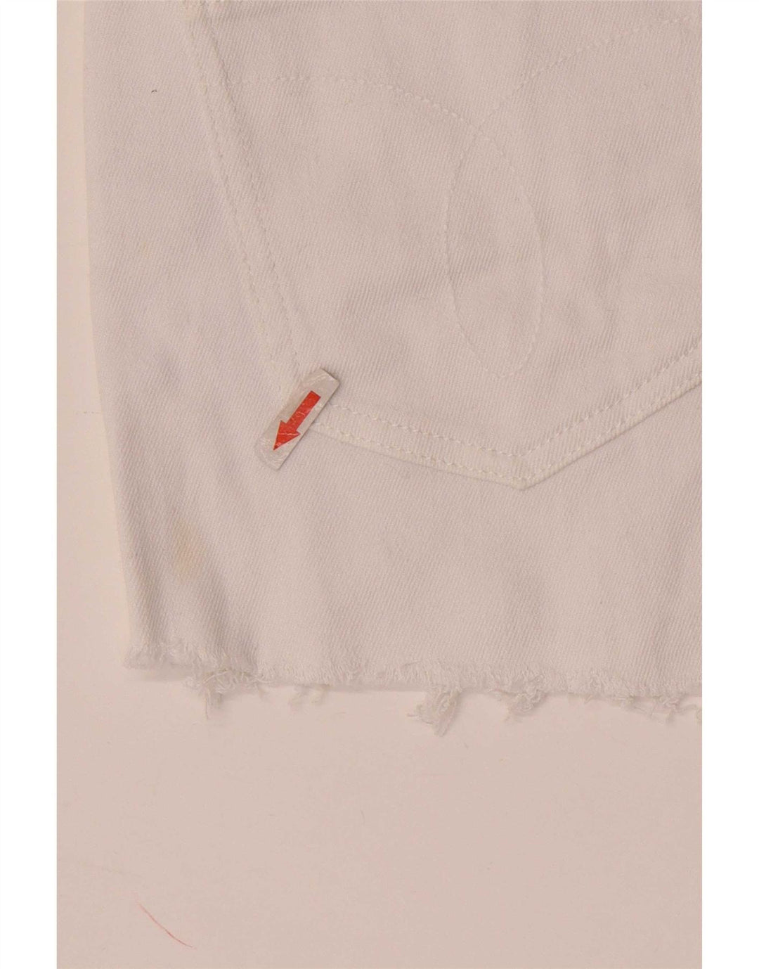 Calvin Klein denimshorts til kvinder W28 Medium hvid bomuld