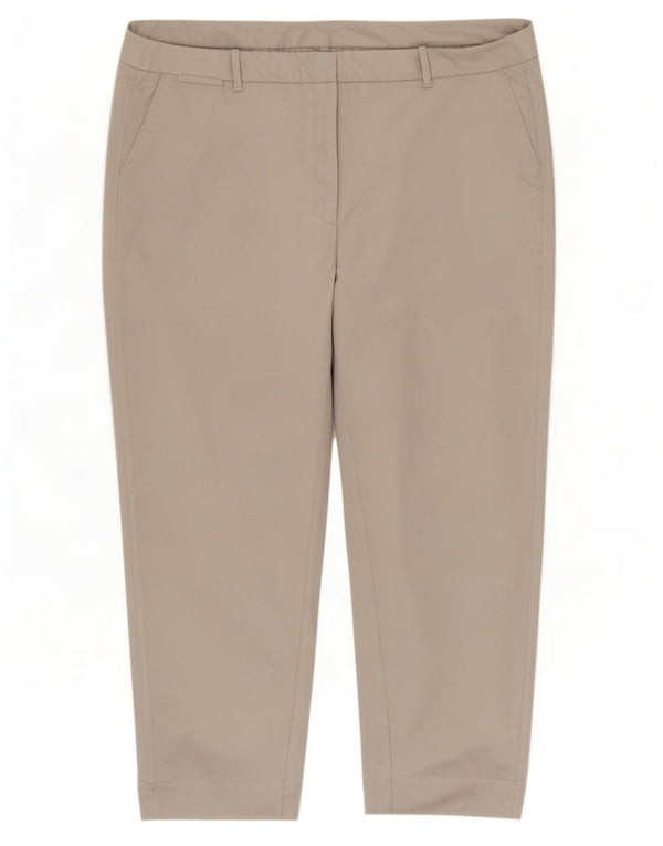 Marks & Spencer, koniske cropped bukser til kvinder UK 20 2XL W40 L26 Grå
