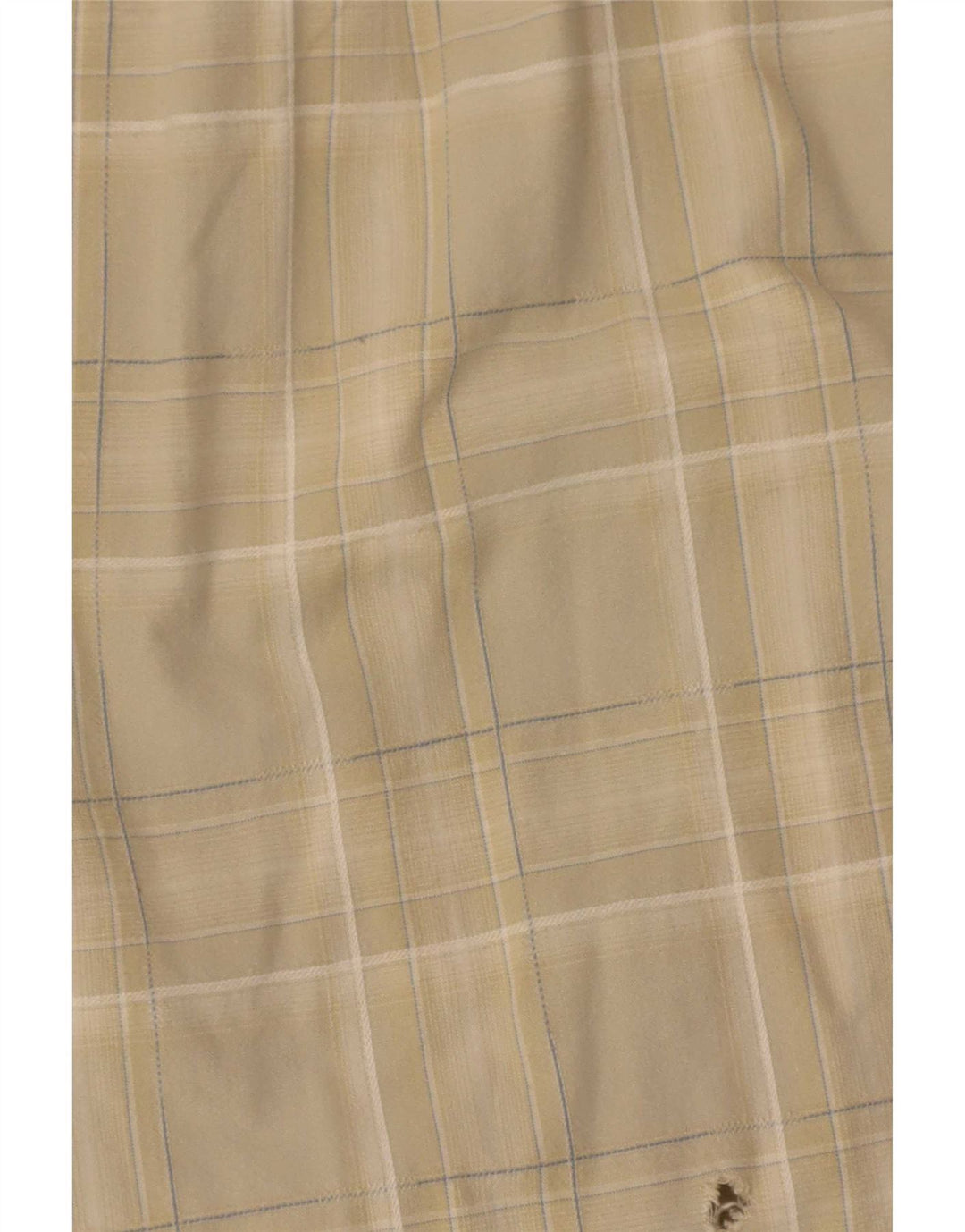 Camel Active Kortærmet Herreskjorte XL Beige Ternet