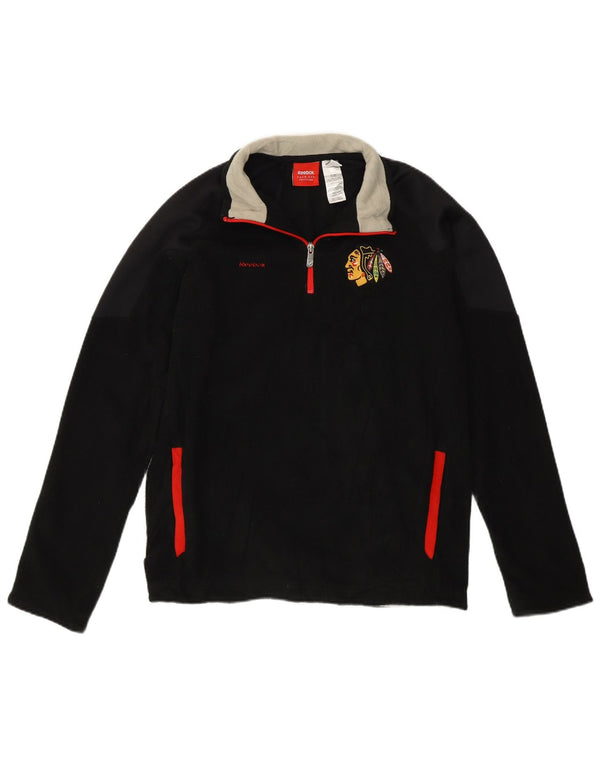 Reebok Boys Graphic Fleece Jumper 12-13 Years Large Sort