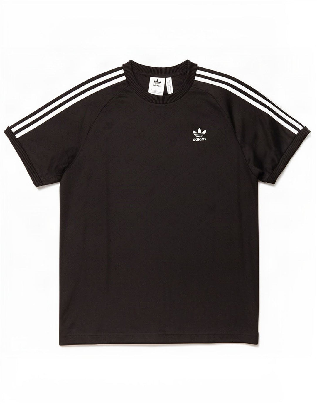 Adidas Herre T-Shirt Top Medium Sort Polyester