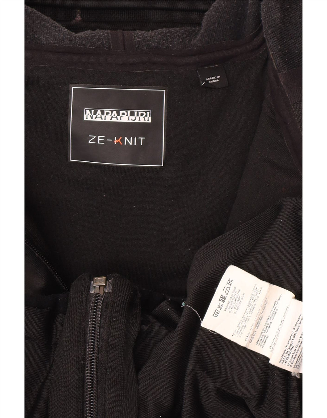 Napapijri Dame Hætte Oversized Polstret Jakke UK 10 Small Black Polyester