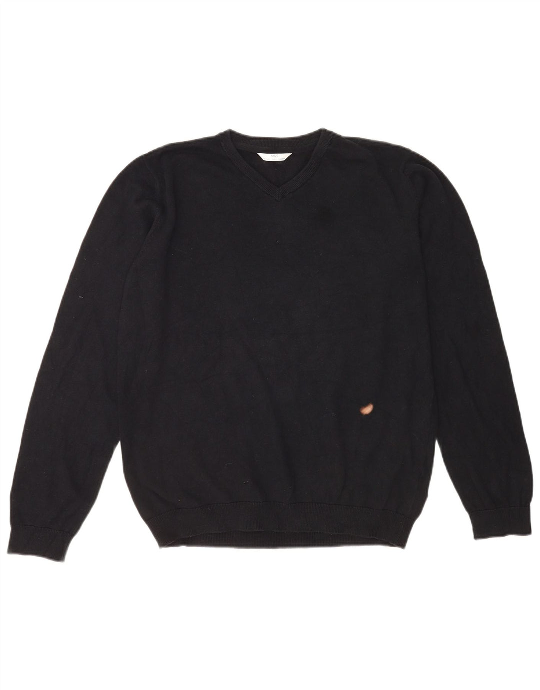 Marks & Spencer Boys V-hals sweater 15-16 år Sort bomuld