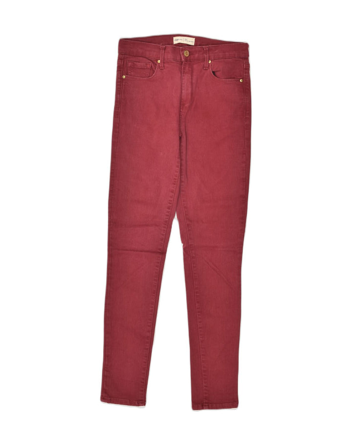 GAP Womens Skinny Jeans W26 L28 Maroon | Vintage Gap | Thrift | Second-Hand Gap | Used Clothing | Messina Hembry 