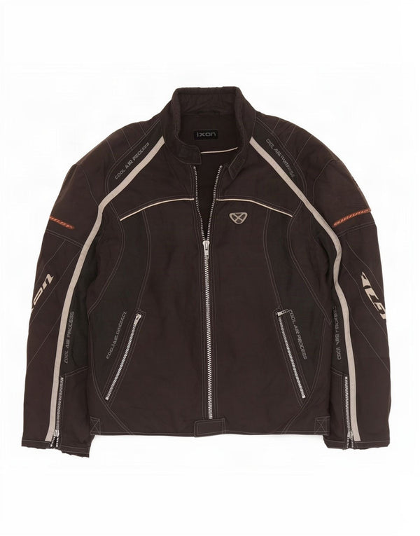 Ixon Herre Motorcykel Graphic Racer Jacket UK 38 Medium Sort Polyester