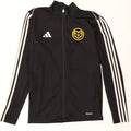 Adidas Herre Aeroready Slim Fit Træningsdragt Top Jakke Lille Sort Polyester