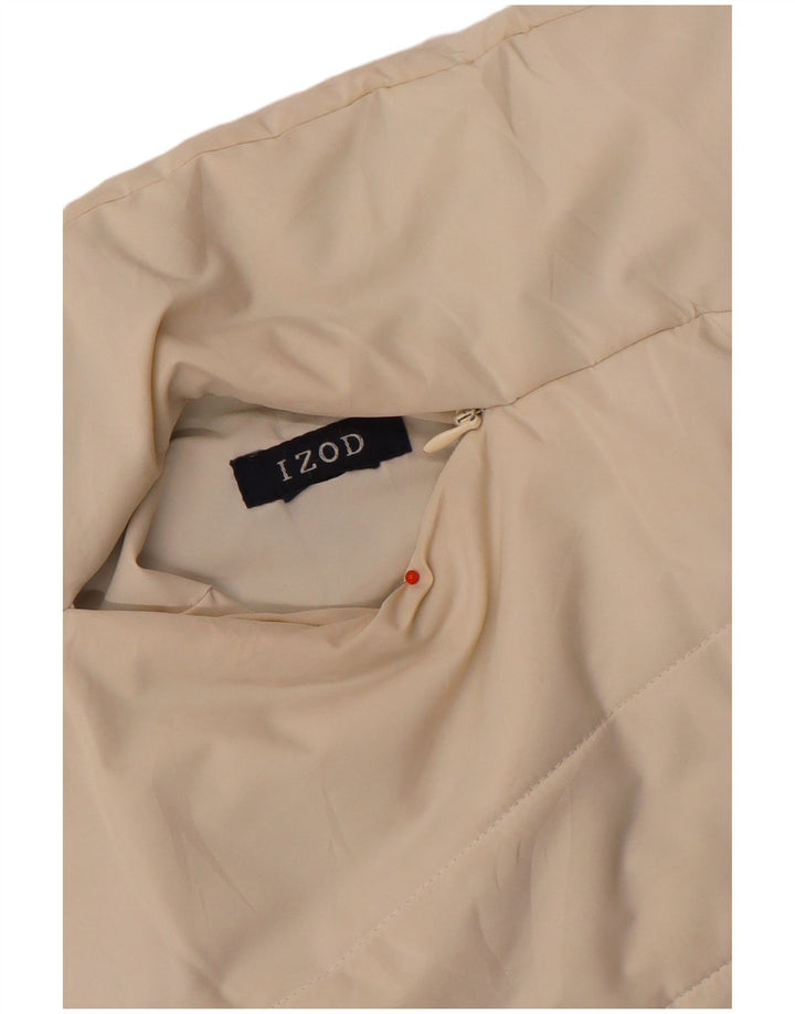 Izod Womens Reversible Polstret Gilet UK 12 Medium White