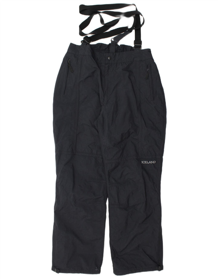 Island Herre Dungarees Skibukser XL Sort Nylon