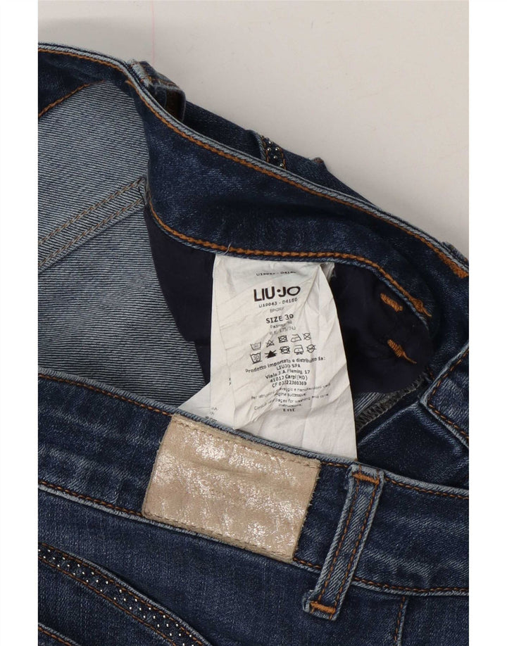 Liu Jo Womens Cropped Jeans W30 L26 blå bomuld
