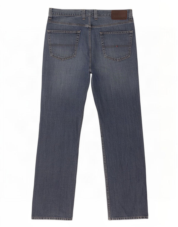 Tommy Hilfiger Straight Jeans til mænd W38 L34 Blå Bomuld