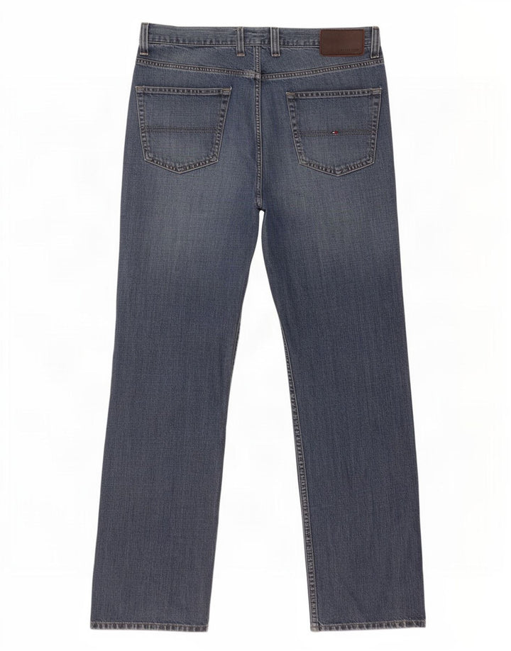Tommy Hilfiger Straight Jeans til mænd W38 L34 Blå Bomuld