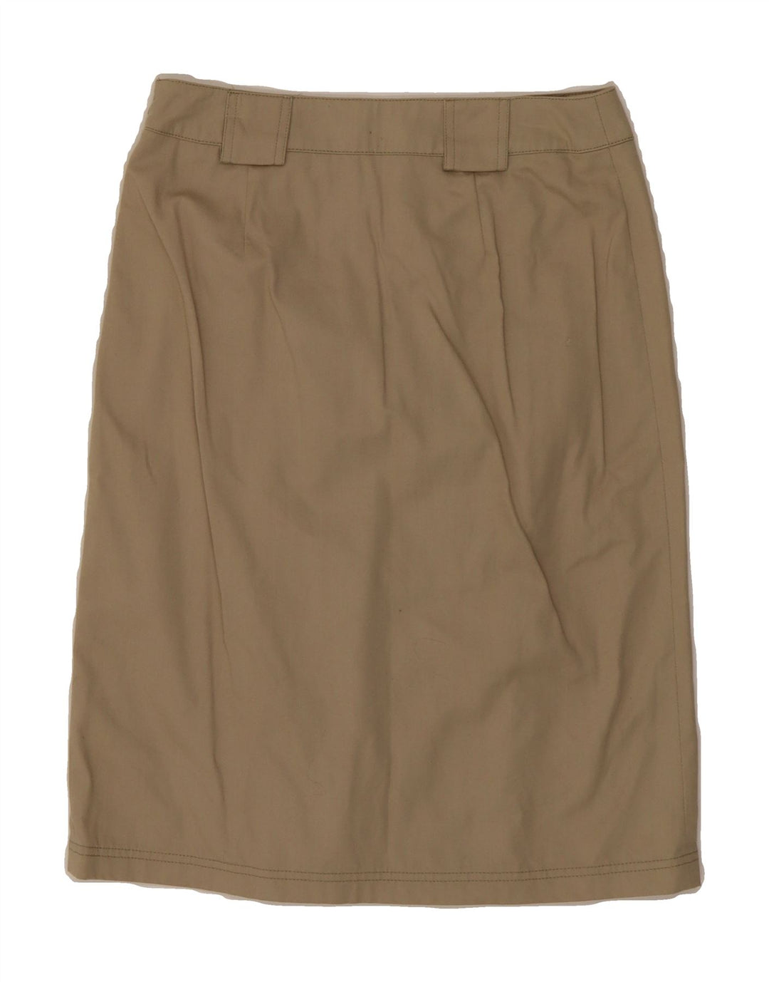 STEFANEL Womens Straight Skirt EU 40 Medium W28  Beige Cotton Vintage Stefanel and Second-Hand Stefanel from Messina Hembry 