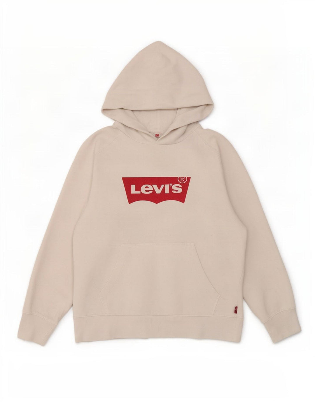 Levi's Grafisk hættetrøje til mænd, stor hvid bomuld