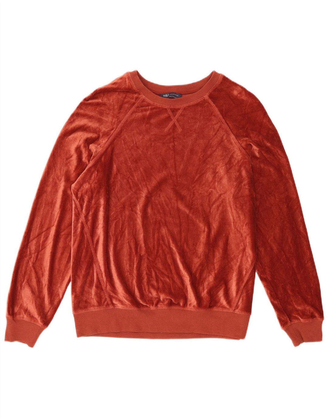 Marks & Spencer Dame fløjlstrøje Jumper UK 12 Medium Brun