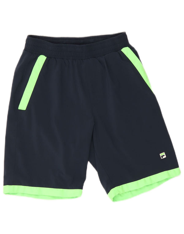 Fila Herre Sportshorts Medium Navy Blue Colourblock Polyester