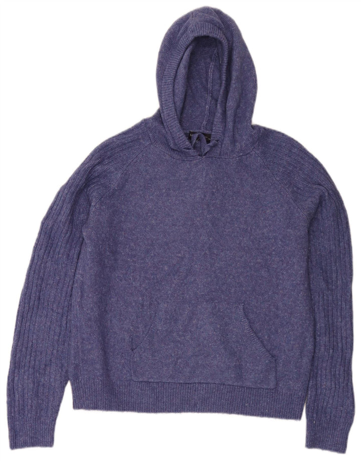 Marks & Spencer hættetrøje til kvinder UK 14 Medium Blue Flecked