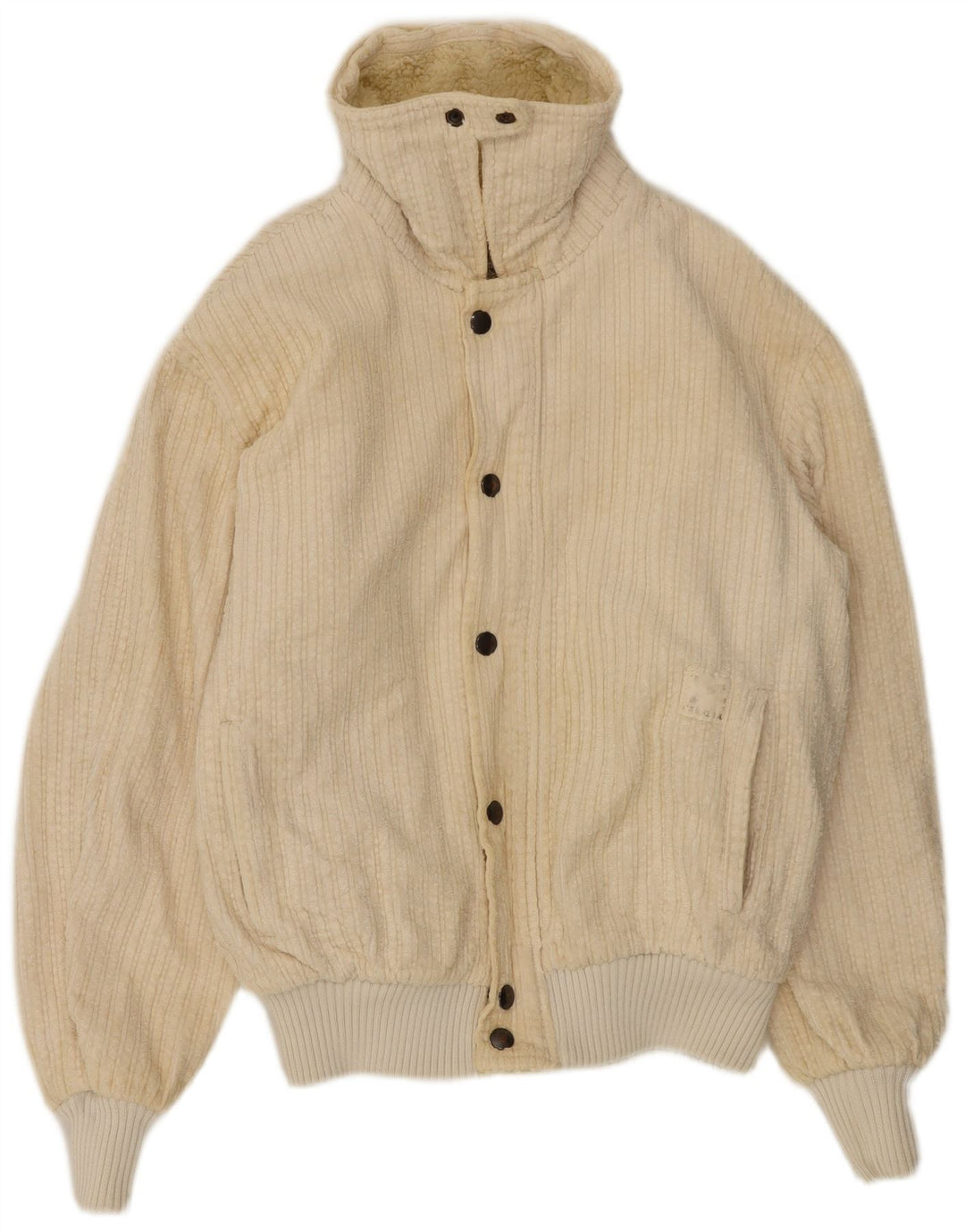 Carrera Herre Loose Fit Fleecejakke IT 46 Lille Beige Polyester