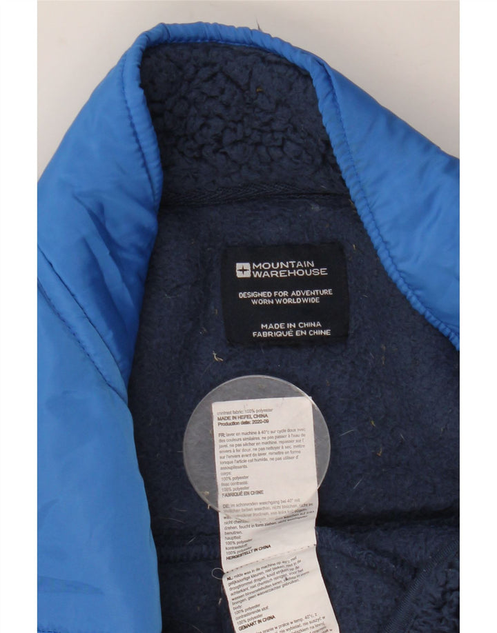 MOUNTAIN WAREHOUSE Fleecejakke til drenge 12-13 år Navy Blue Colourblock