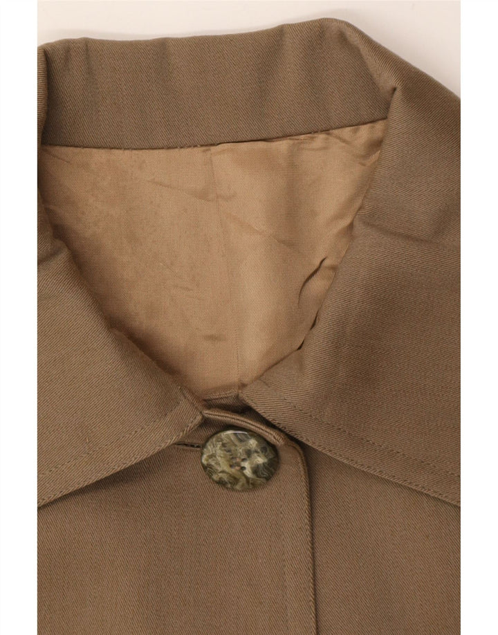 Vintage oversize overfrakke til kvinder UK 18 XL Brun