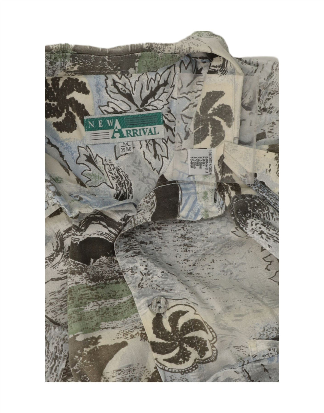 NEW ARRIVAL Mens Abstract Pattern Shirt Size 39/40 Medium Multicoloured Vintage New Arrival and Second-Hand New Arrival from Messina Hembry 