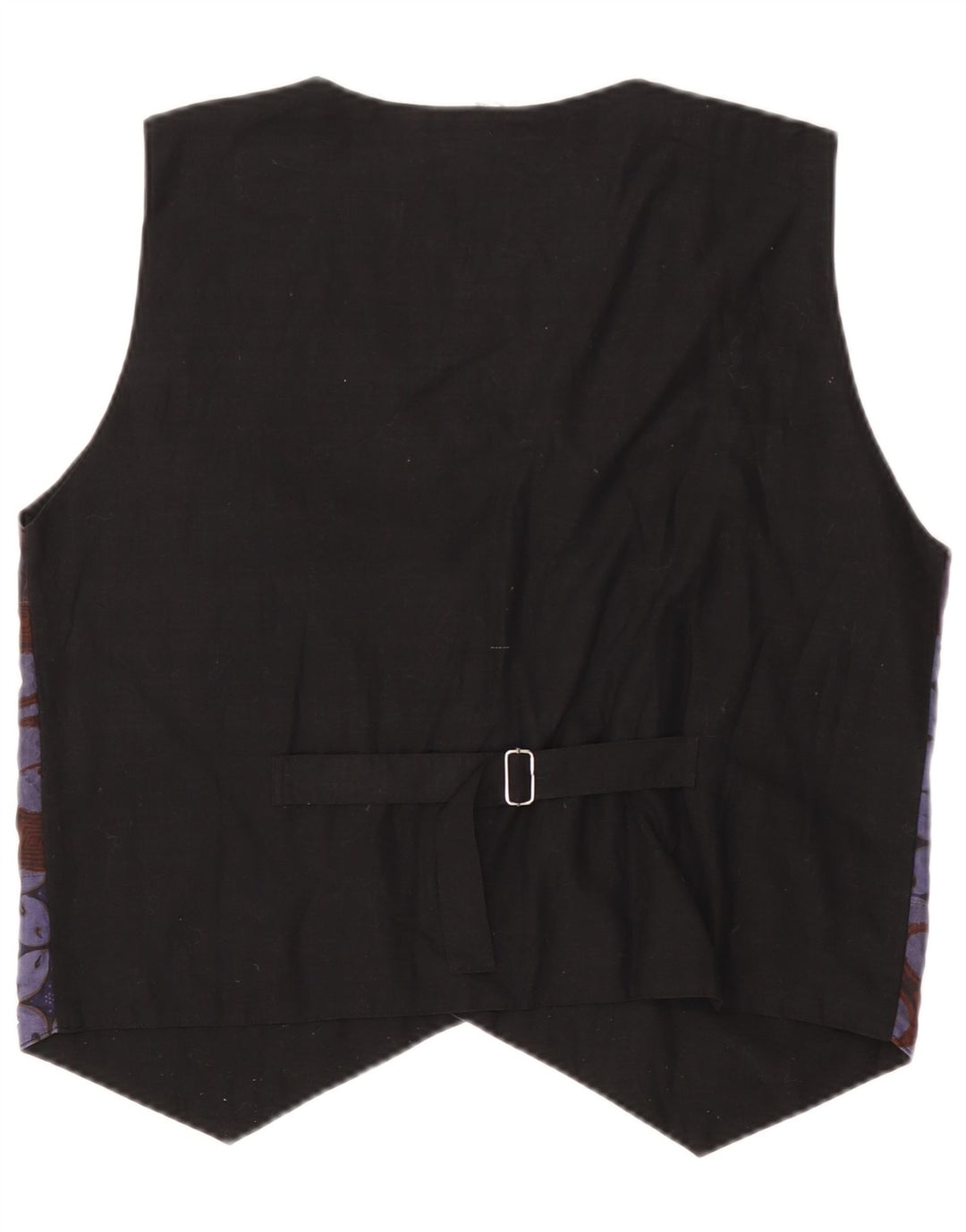 Vintage herrevest mellemlilla patchwork bomuld