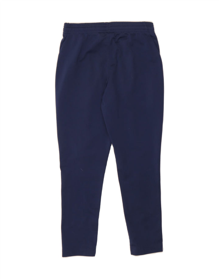PUMA Boys Tracksuit Trousers 7-8 Years Small  Navy Blue Polyester Vintage Puma and Second-Hand Puma from Messina Hembry 