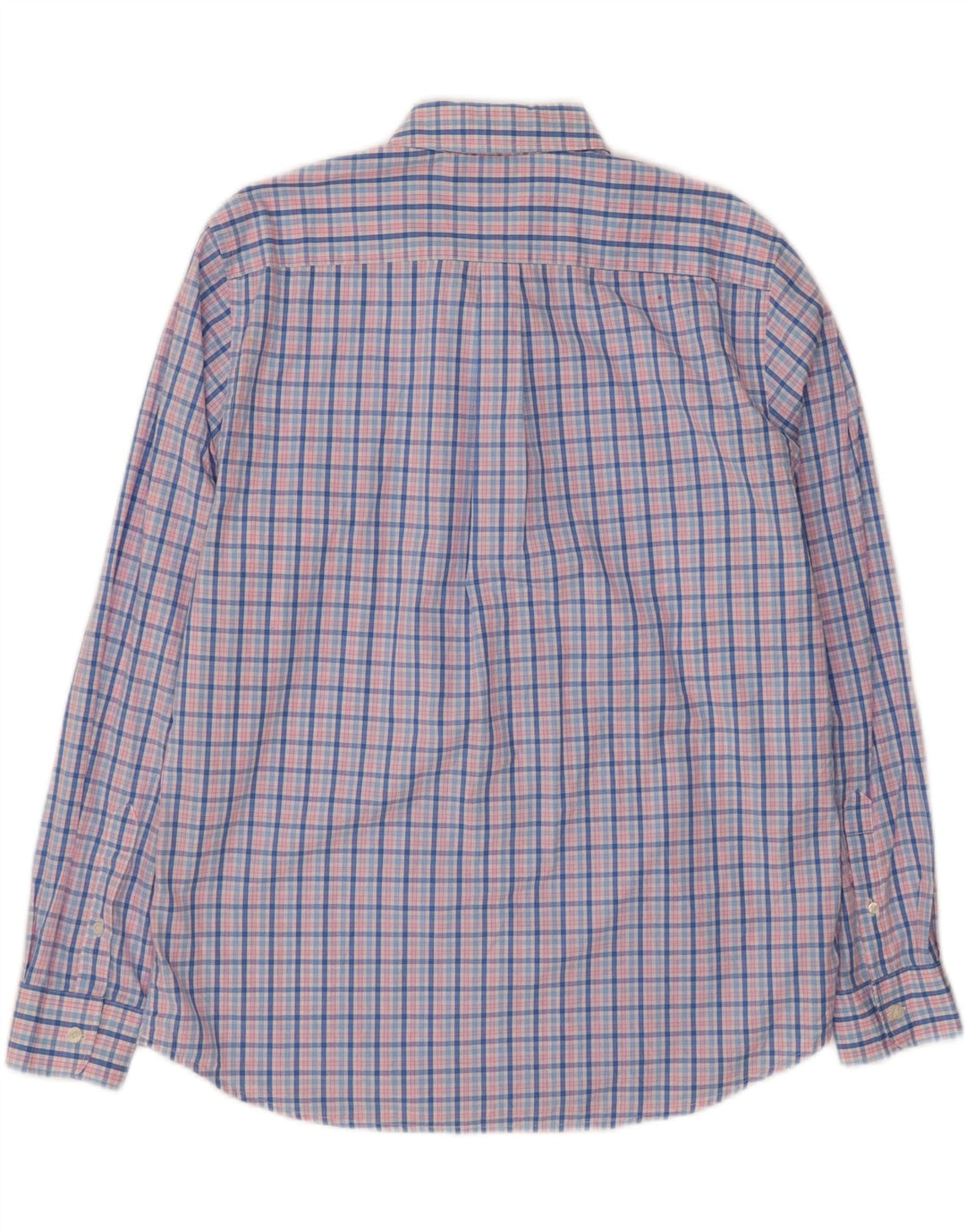 DOCKERS Mens Shirt Large Blue Check Cotton Vintage Dockers and Second-Hand Dockers from Messina Hembry 