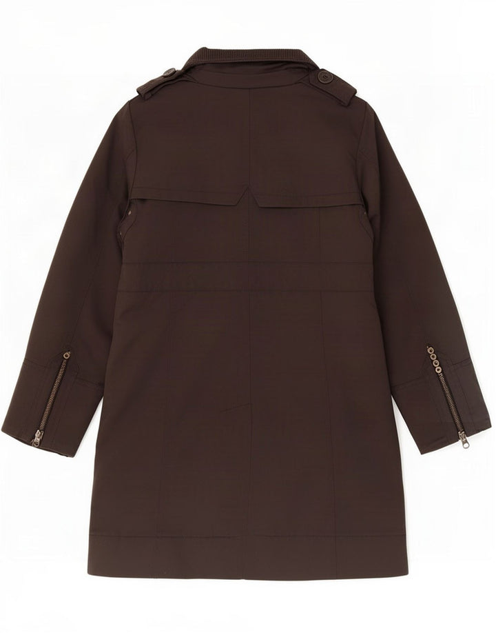 Zara Dame Overfrakke UK 12 Medium Brun