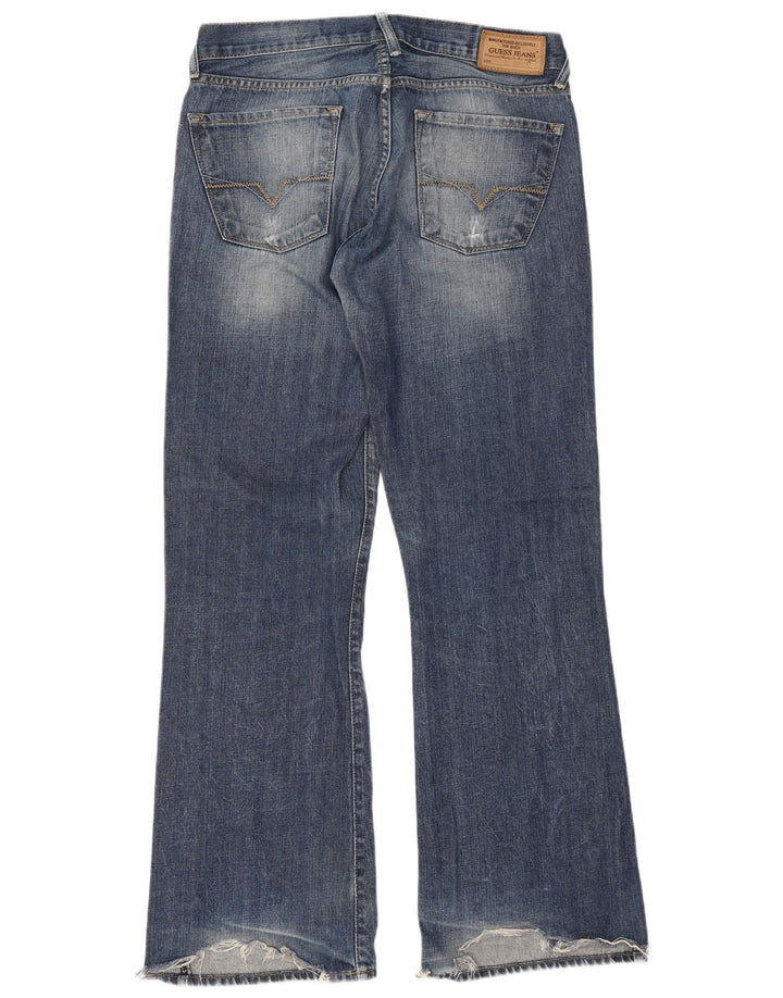 Guess Dame Bootcut Jeans W33 L33 Blå Bomuld